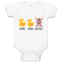 Baby Clothes Duck Duck Moose Bird and Animal Baby Bodysuits Boy & Girl Cotton