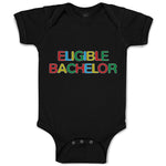 Baby Clothes Eligible Bachelor Monogram Letters Baby Bodysuits Boy & Girl Cotton