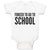 Baby Clothes Kids Forced to Go to School Baby Bodysuits Boy & Girl Cotton