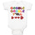 Baby Clothes Gobble Gobble Y'All Love Pattern with Heart Baby Bodysuits Cotton