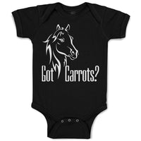 Pony Got An Carrots Funny Horse Animal Head