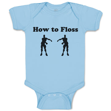 Baby Clothes How to Floss Silhouette Floss Dancer Dancing Position Cotton