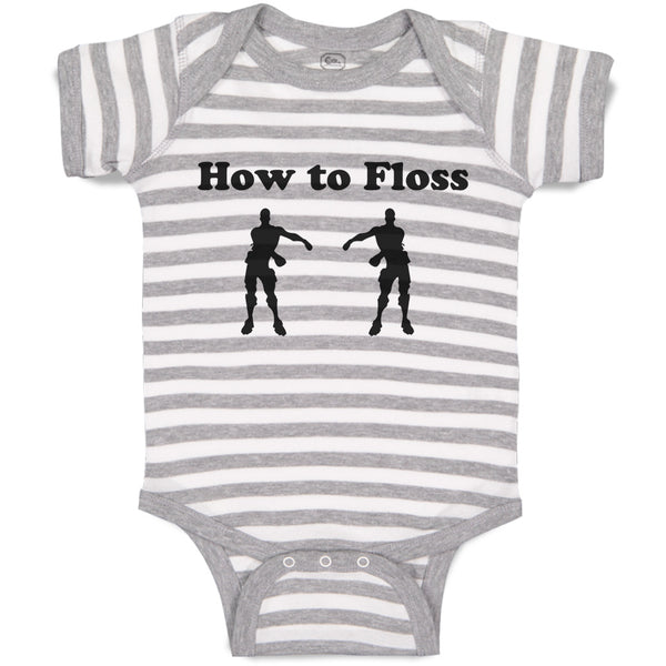 Baby Clothes How to Floss Silhouette Floss Dancer Dancing Position Cotton