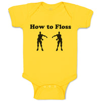 Baby Clothes How to Floss Silhouette Floss Dancer Dancing Position Cotton