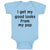 Baby Clothes I Get My Good Looks from My Pop Baby Bodysuits Boy & Girl Cotton