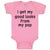 Baby Clothes I Get My Good Looks from My Pop Baby Bodysuits Boy & Girl Cotton