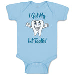 Baby Clothes Keep Calm I Got My 1St Tooth! Smiling Baby Bodysuits Cotton