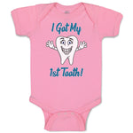 Baby Clothes Keep Calm I Got My 1St Tooth! Smiling Baby Bodysuits Cotton