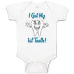 Baby Clothes Keep Calm I Got My 1St Tooth! Smiling Baby Bodysuits Cotton
