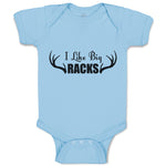 Baby Clothes I like Big Racks Baby Bodysuits Boy & Girl Newborn Clothes Cotton