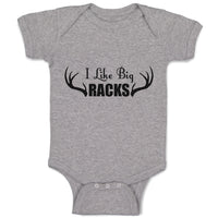 Baby Clothes I like Big Racks Baby Bodysuits Boy & Girl Newborn Clothes Cotton