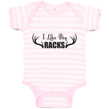 Baby Clothes I like Big Racks Baby Bodysuits Boy & Girl Newborn Clothes Cotton