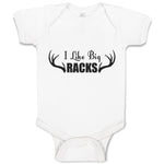 Baby Clothes I like Big Racks Baby Bodysuits Boy & Girl Newborn Clothes Cotton