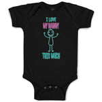 Baby Clothes I Love My Nanny This Much Baby Bodysuits Boy & Girl Cotton