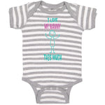 Baby Clothes I Love My Nanny This Much Baby Bodysuits Boy & Girl Cotton