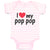 I Love My Pop Pop An Dad's Love with Red Heart
