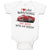 Baby Clothes I Love Watching The Race with My Daddy Car Racing Baby Bodysuits