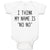 Baby Clothes I Think My Name Is ''No No'' Baby Bodysuits Boy & Girl Cotton