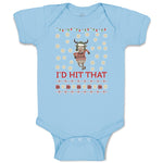 Baby Clothes I'D Hit That Baby Bodysuits Boy & Girl Newborn Clothes Cotton