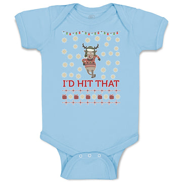 Baby Clothes I'D Hit That Baby Bodysuits Boy & Girl Newborn Clothes Cotton