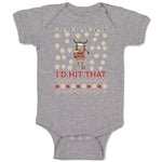 Baby Clothes I'D Hit That Baby Bodysuits Boy & Girl Newborn Clothes Cotton