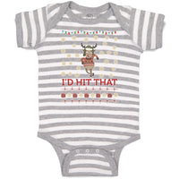 Baby Clothes I'D Hit That Baby Bodysuits Boy & Girl Newborn Clothes Cotton