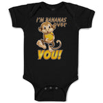 Baby Clothes I'M Bananas over You! Baby Bodysuits Boy & Girl Cotton