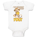 Baby Clothes I'M Bananas over You! Baby Bodysuits Boy & Girl Cotton