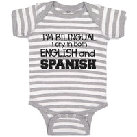Baby Clothes I'M Bilingual I Cry in Both English and Spanish Foreign Language