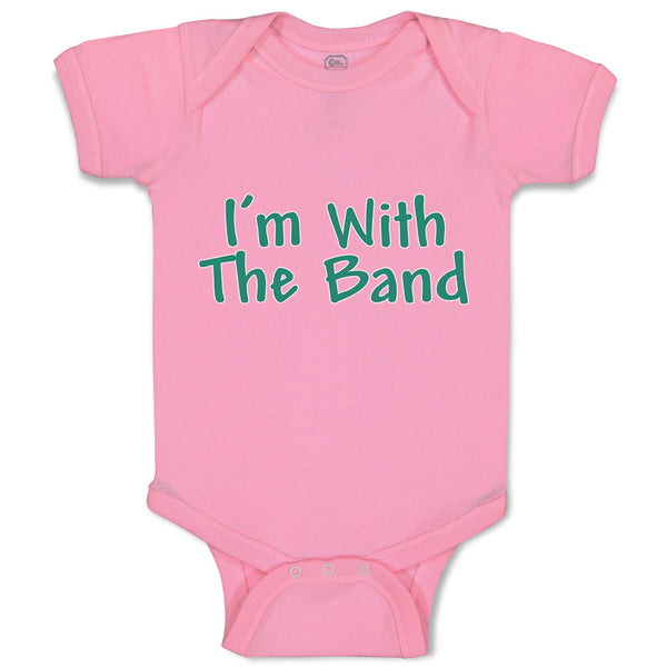 Baby Clothes I'M with The Band Baby Bodysuits Boy & Girl Newborn Clothes Cotton