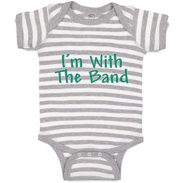 Baby Clothes I'M with The Band Baby Bodysuits Boy & Girl Newborn Clothes Cotton