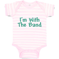 Baby Clothes I'M with The Band Baby Bodysuits Boy & Girl Newborn Clothes Cotton