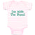 Baby Clothes I'M with The Band Baby Bodysuits Boy & Girl Newborn Clothes Cotton