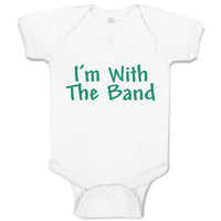 Baby Clothes I'M with The Band Baby Bodysuits Boy & Girl Newborn Clothes Cotton