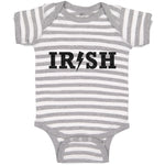 Baby Clothes Irish Country Ireland Baby Bodysuits Boy & Girl Cotton