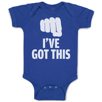 Baby Clothes I'Ve Got This Silhouette Hand Gesture Hitting with A Fist Cotton