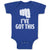 Baby Clothes I'Ve Got This Silhouette Hand Gesture Hitting with A Fist Cotton