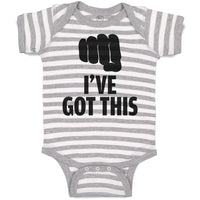 Baby Clothes I'Ve Got This Silhouette Hand Gesture Hitting with A Fist Cotton