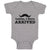 Baby Clothes Ladies, I Have Arrived Silhouette Man's Mustache Baby Bodysuits