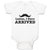 Baby Clothes Ladies, I Have Arrived Silhouette Man's Mustache Baby Bodysuits