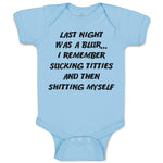 Baby Clothes Last Night Blur Remember Sucking Titties Shitting Myself Cotton