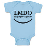 Baby Clothes Lmdo Laughing My Diaper off with Smile Baby Bodysuits Cotton