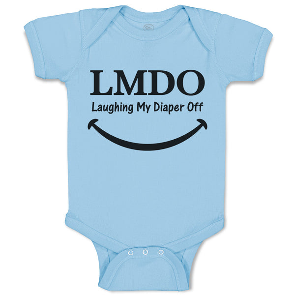 Baby Clothes Lmdo Laughing My Diaper off with Smile Baby Bodysuits Cotton