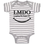 Baby Clothes Lmdo Laughing My Diaper off with Smile Baby Bodysuits Cotton