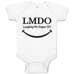 Baby Clothes Lmdo Laughing My Diaper off with Smile Baby Bodysuits Cotton