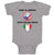Baby Clothes Made in America with Italian Parts National Flag and Bald Eagle Usa