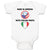 Baby Clothes Made in America with Italian Parts National Flag and Bald Eagle Usa