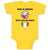 Baby Clothes Made in America with Italian Parts National Flag and Bald Eagle Usa