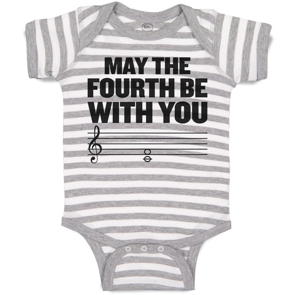 May The Fourth Be with You Musical Clef and Treble Notes