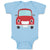 Baby Clothes Classic Mini Model Front View Car Baby Bodysuits Boy & Girl Cotton